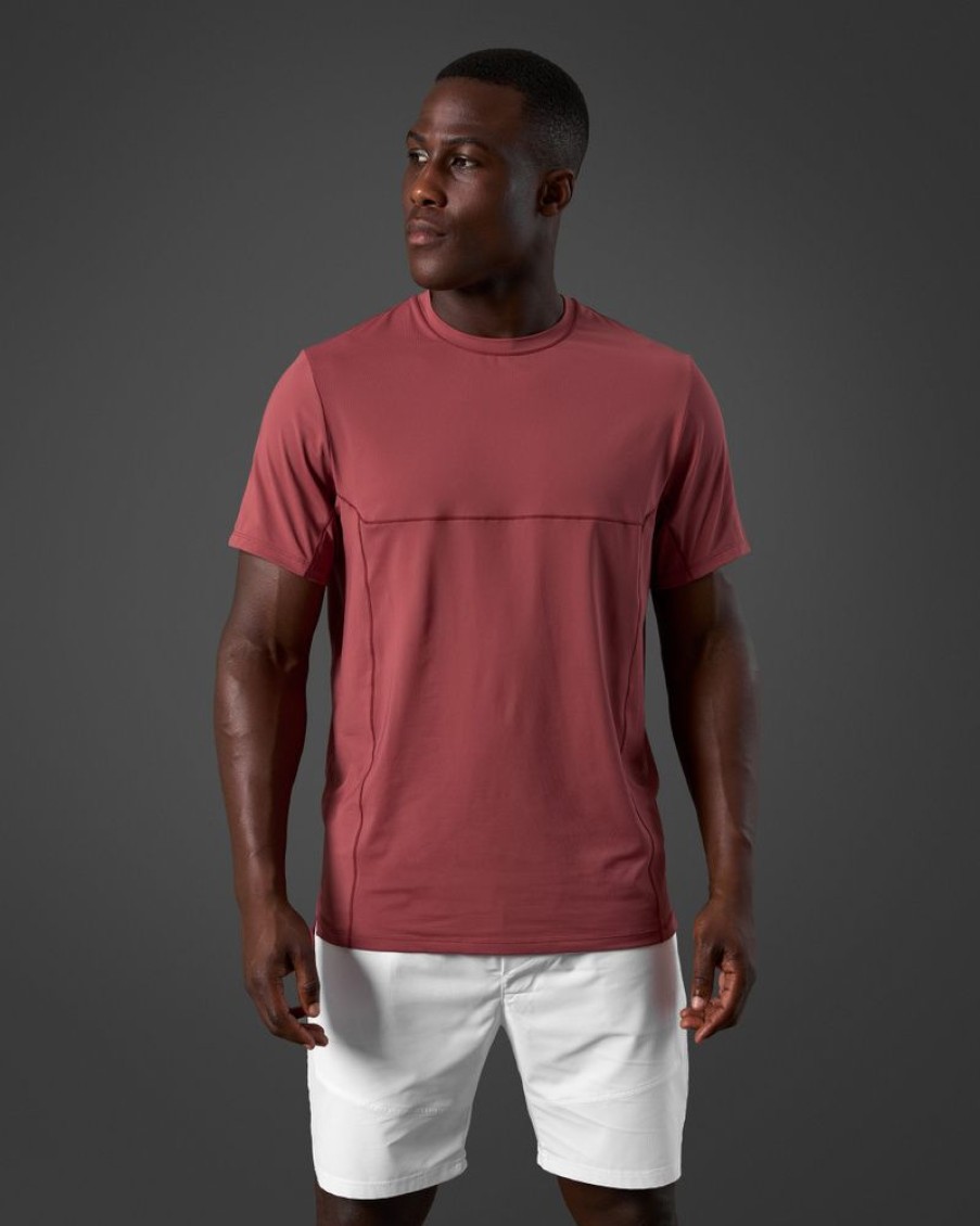 Herre ICIW T-Skjorter | Reboot T-Shirt Men Brick Red