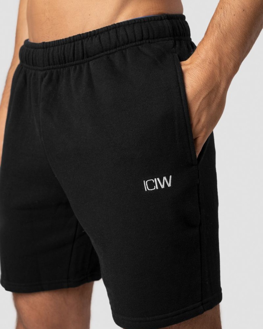 Herre ICIW Shorts | Essential Sweat Shorts Black Men