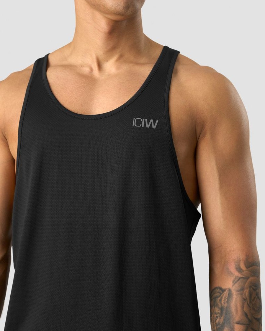 Herre ICIW Singleter | Stride Stringer Top Men Black