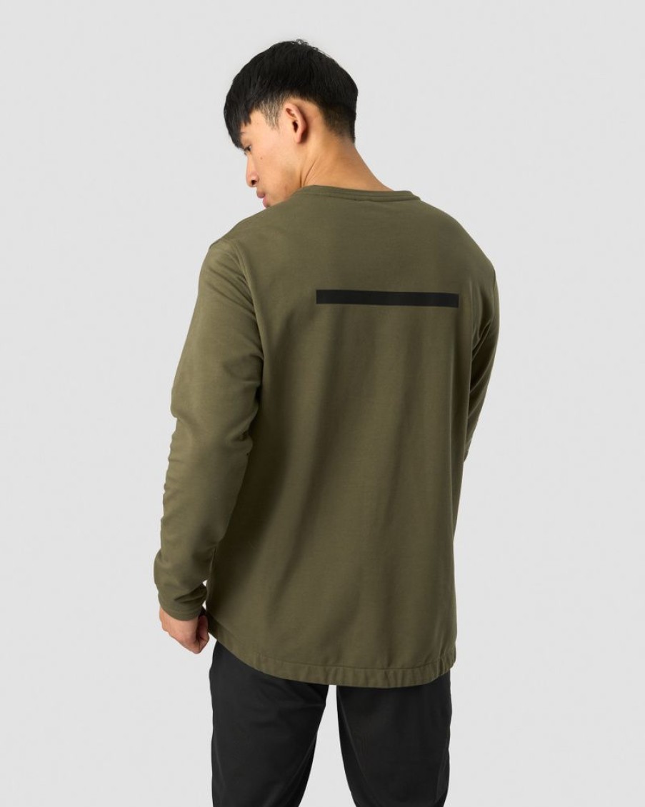 Herre ICIW Langermet | Stride Sweatshirt Men Dark Green