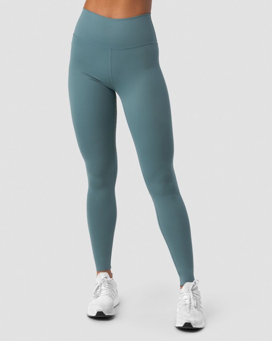 Dame ICIW Tights & Leggings | Nimble Tights Steel Blue