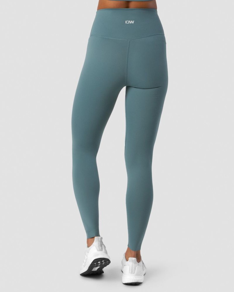 Dame ICIW Tights & Leggings | Nimble Tights Steel Blue