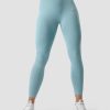 Dame ICIW Tights & Leggings | Ribbed Define Seamless Tights Pale Blue