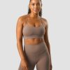 Dame ICIW Sport-Bh | Nimble Strappy Sports Bra Dusty Brown