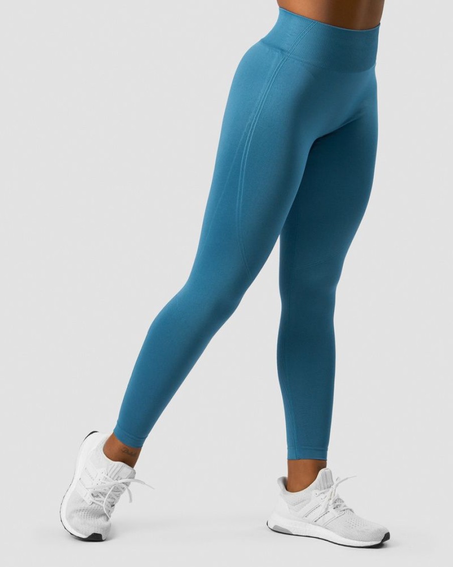 Dame ICIW Tights & Leggings | Deluxe Seamless Tights Teal