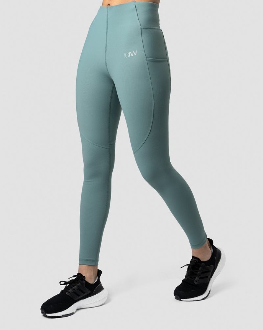 Dame ICIW Tights & Leggings | Mercury Compression Tights Wmn Aqua Green