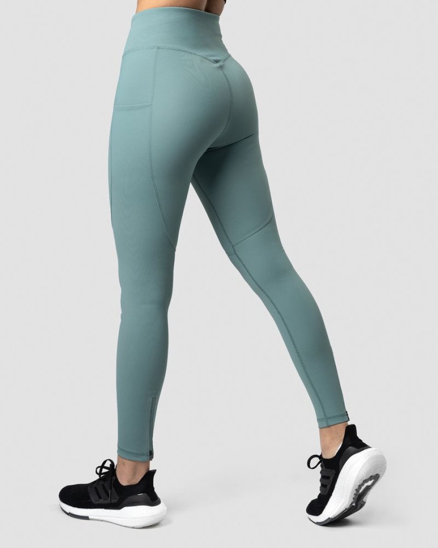 Dame ICIW Tights & Leggings | Mercury Compression Tights Wmn Aqua Green