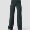 Dame ICIW Bukser | Nimble Straight Leg Pants Dark Green