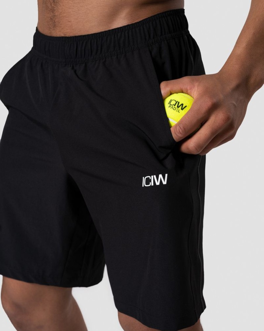 Herre ICIW Shorts | Training Stripe Shorts Black Men