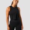 Dame ICIW Seamless | Deluxe Seamless Cropped Tank Top Black