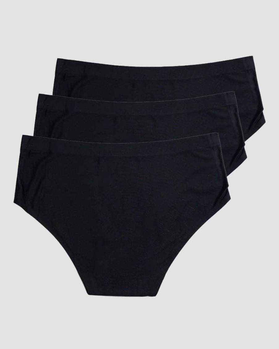 Dame ICIW Undertoy | Invisible Hipster 3-Pack Black