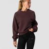 Dame ICIW Langermet | Everyday Cropped Crewneck Burgundy