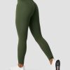 Dame ICIW Tights & Leggings | Define Seamless Scrunch Tights Autumn Green