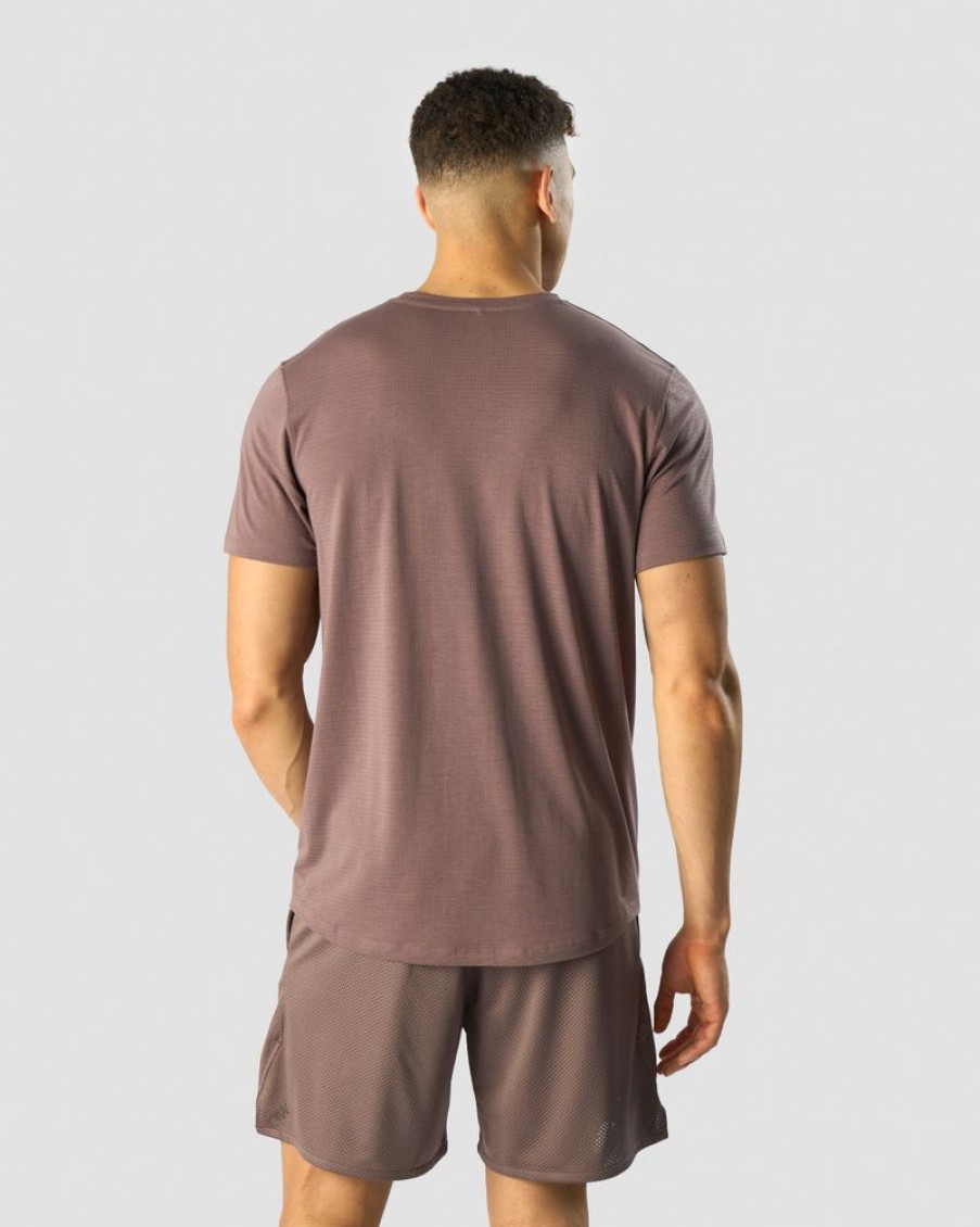 Herre ICIW T-Skjorter | Revive Dri-Release T-Shirt Dusty Brown