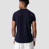 Herre ICIW T-Skjorter | Training Stripe Polo Navy Men