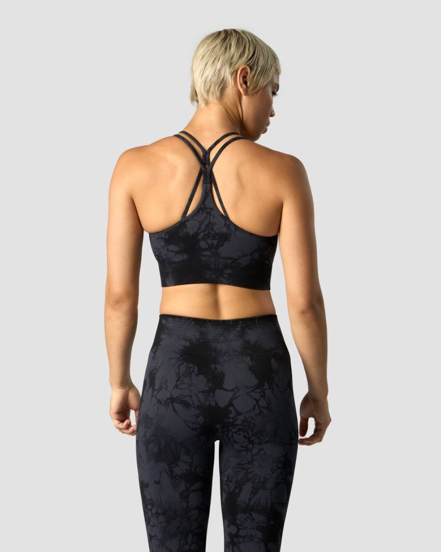 Dame ICIW Sport-Bh | Define Seamless Tie Dye Sports Bra Midnight