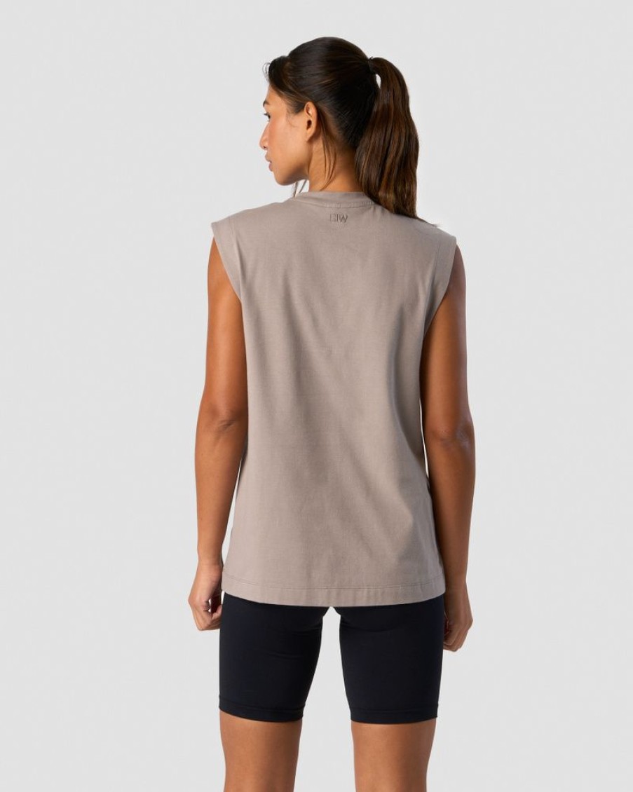 Dame ICIW Topper | Everyday Cotton Tank Top Greige