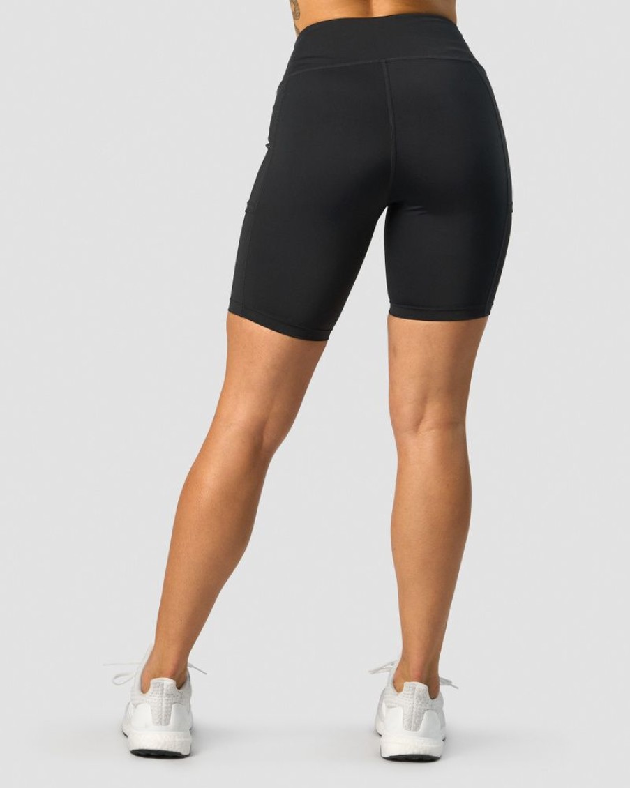 Dame ICIW Shorts | Training Biker Shorts Black Wmn