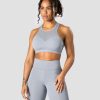 Dame ICIW Sport-Bh | Revive Mesh Sports Bra Dusty Blue