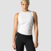 Dame ICIW Topper | Empowering Open Back Tank White Wmn