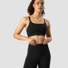 Dame ICIW Sport-Bh | Ultimate Training Zipper Sports Bra Black