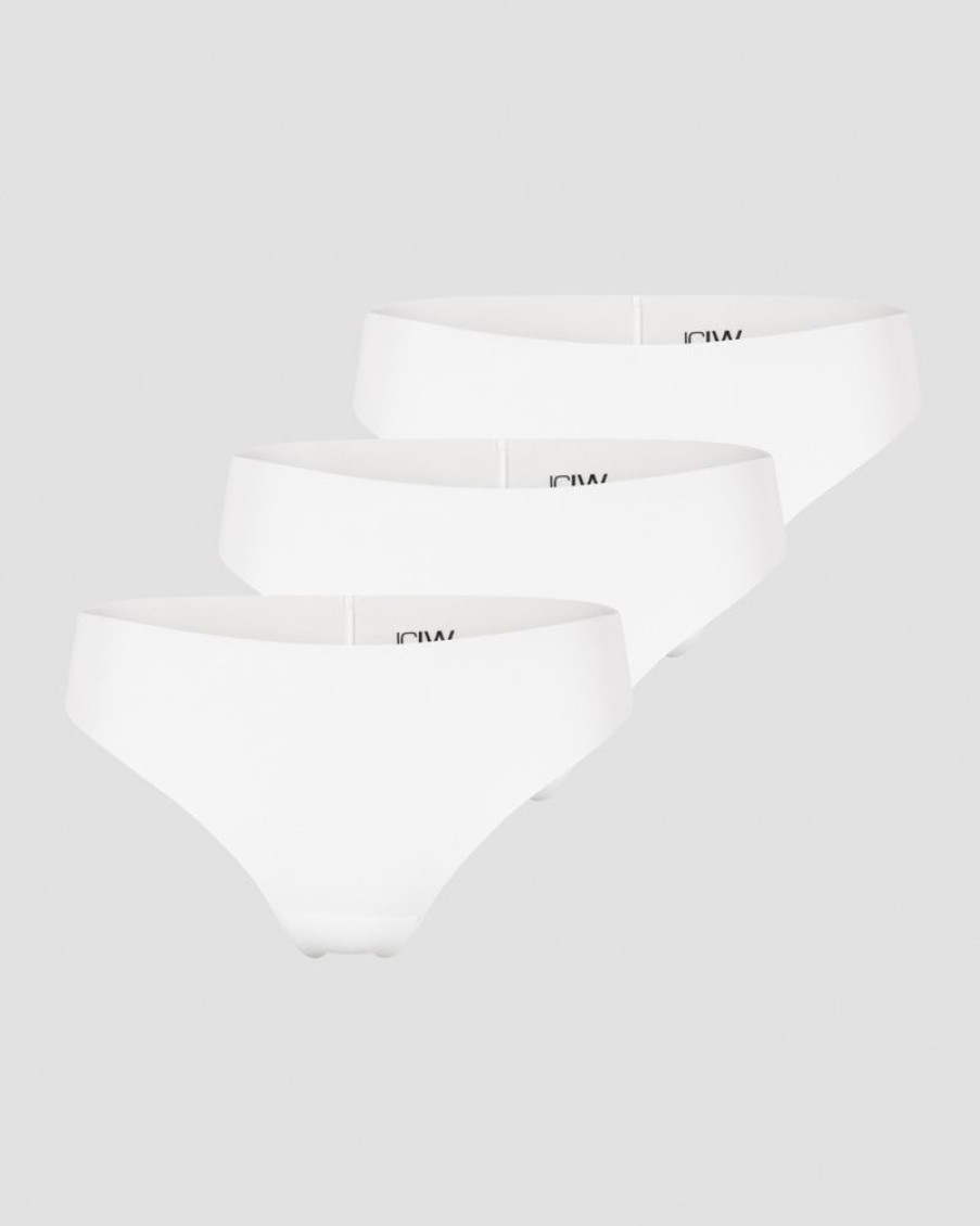 Dame ICIW Undertoy | Soft Thong 3-Pack White