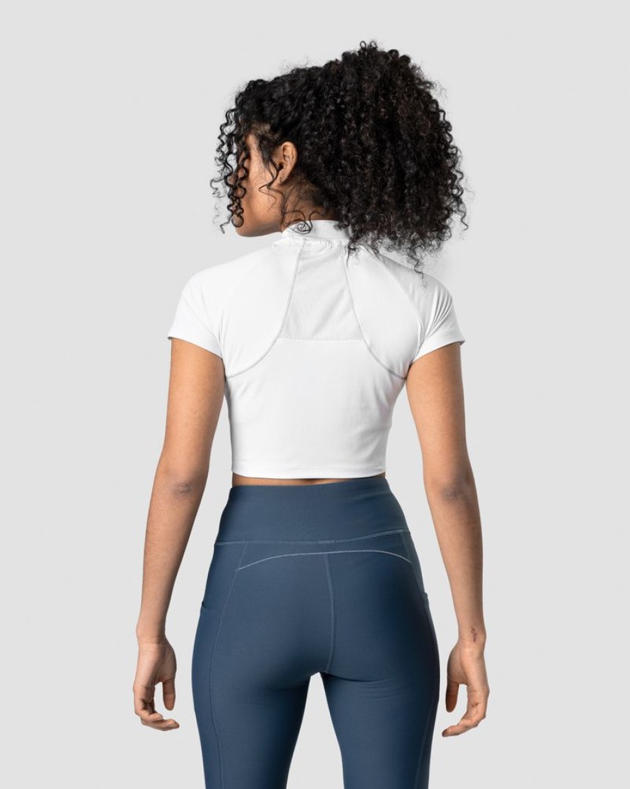 Dame ICIW T-Shirts | Mercury Cropped T-Shirt Wmn White