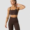 Dame ICIW Sport-Bh | Stride Strappy Sportsbra Dark Brown