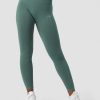 Dame ICIW Tights & Leggings | Ribbed Define Seamless Tights Sea Green