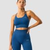 Dame ICIW Sport-Bh | Ribbed Define Seamless Sports Bra Dark Navy