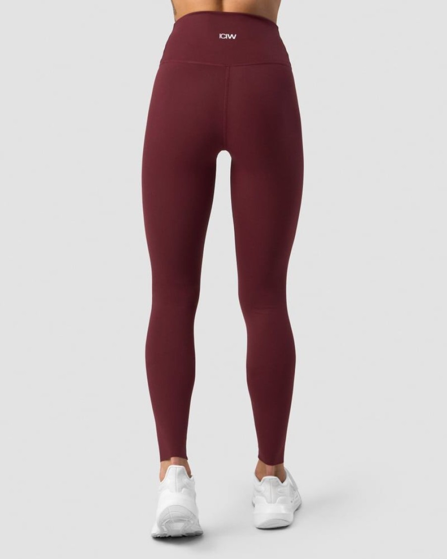 Dame ICIW Tights & Leggings | Nimble Tights Burgundy