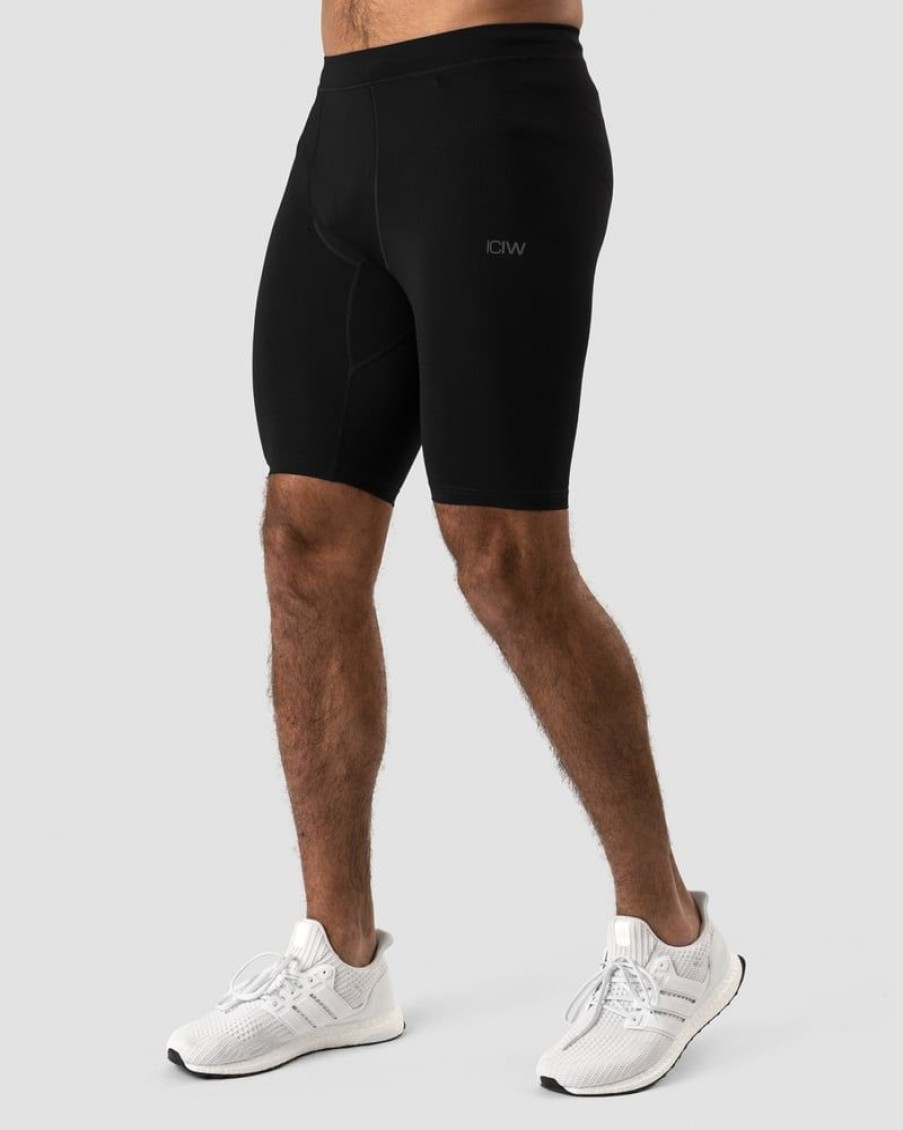 Herre ICIW Shorts | Training Biker Shorts Men Black