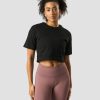 Dame ICIW T-Shirts | Stance Cropped T-Shirt Wmn Black