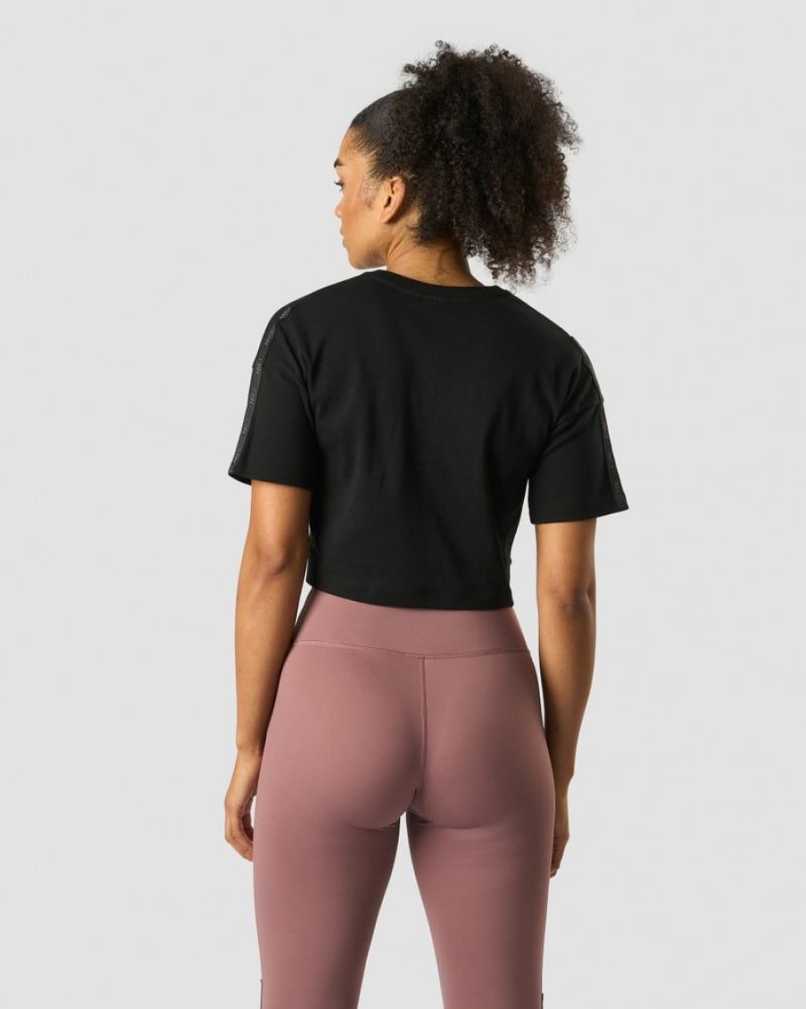 Dame ICIW T-Shirts | Stance Cropped T-Shirt Wmn Black