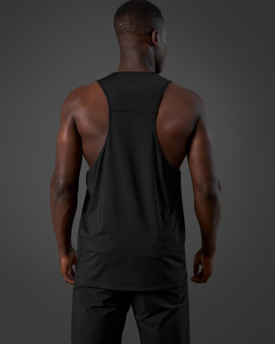 Herre ICIW Singleter | Reboot Stringer Top Men Black