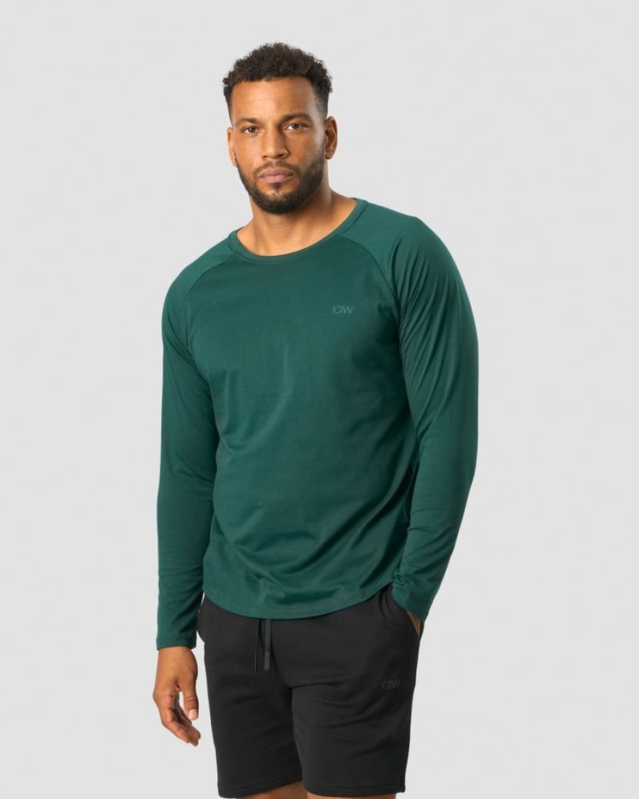 Herre ICIW Langermet | Training Club Raglan Long Sleeve Dk Teal