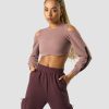 Dame ICIW Langermet | Stance Cropped Long Sleeve Wmn Light Mauve