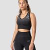 Dame ICIW Sport-Bh | Ombre Seamless Sports Bra Graphite Melange