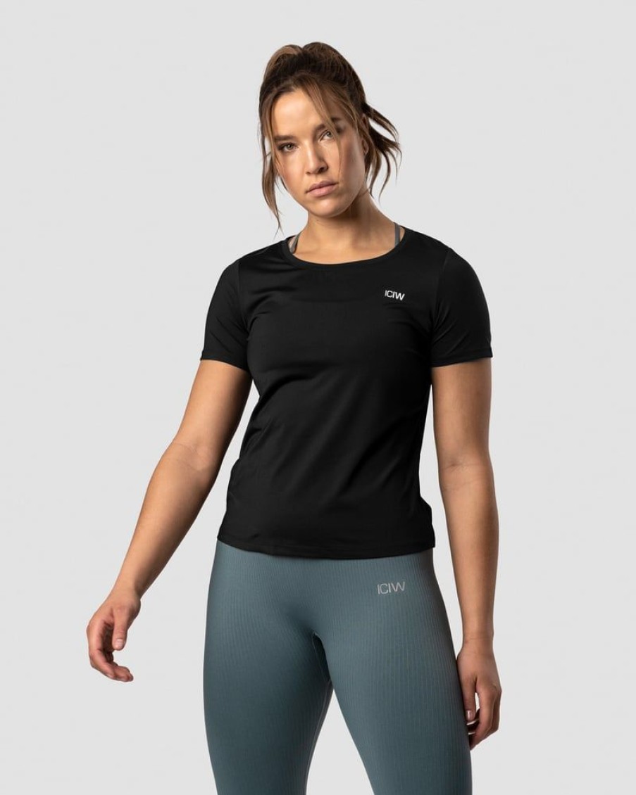 Dame ICIW T-Shirts | Training T-Shirt Black Wmn