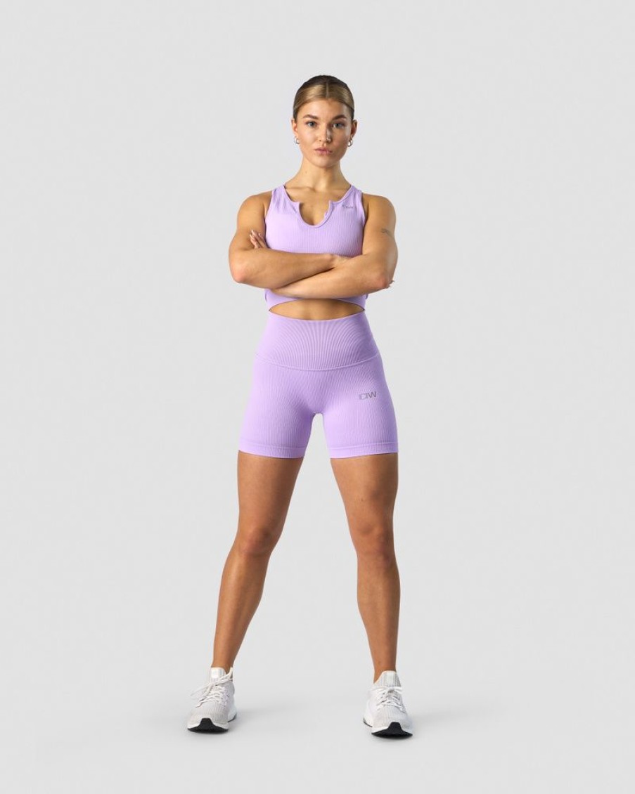 Dame ICIW Seamless | Ribbed Define Seamless Tank Top Lavender