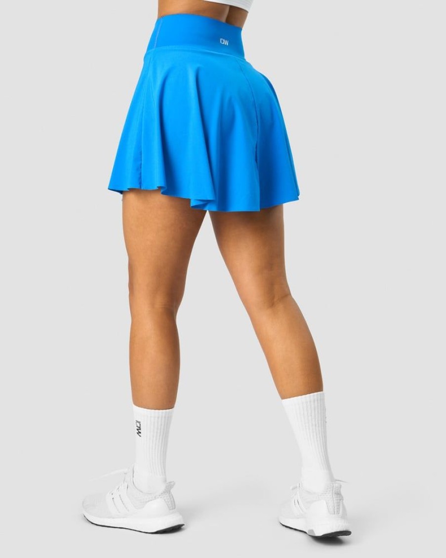 Dame ICIW Skjort & Kjoler | Smash 2-In-1 Skirt Cobalt Blue