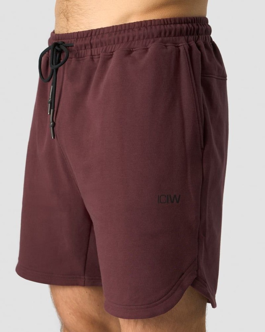 Herre ICIW Shorts | Stride Sweat Shorts Men Burgundy