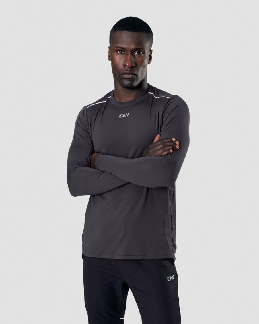 Herre ICIW Langermet | Lightweight Training Ls Graphite Men