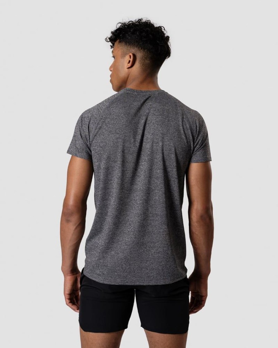 Herre ICIW T-Skjorter | Training Mesh T-Shirt Grey Melange Men