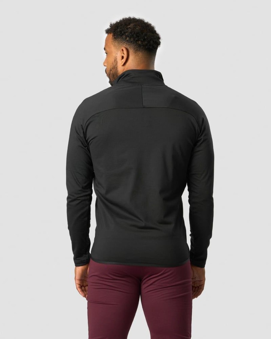 Herre ICIW Langermet | Ultimate Training 1/4 Zip Black