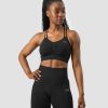 Dame ICIW Sport-Bh | Define Seamless Scrunch Sports Bra Black