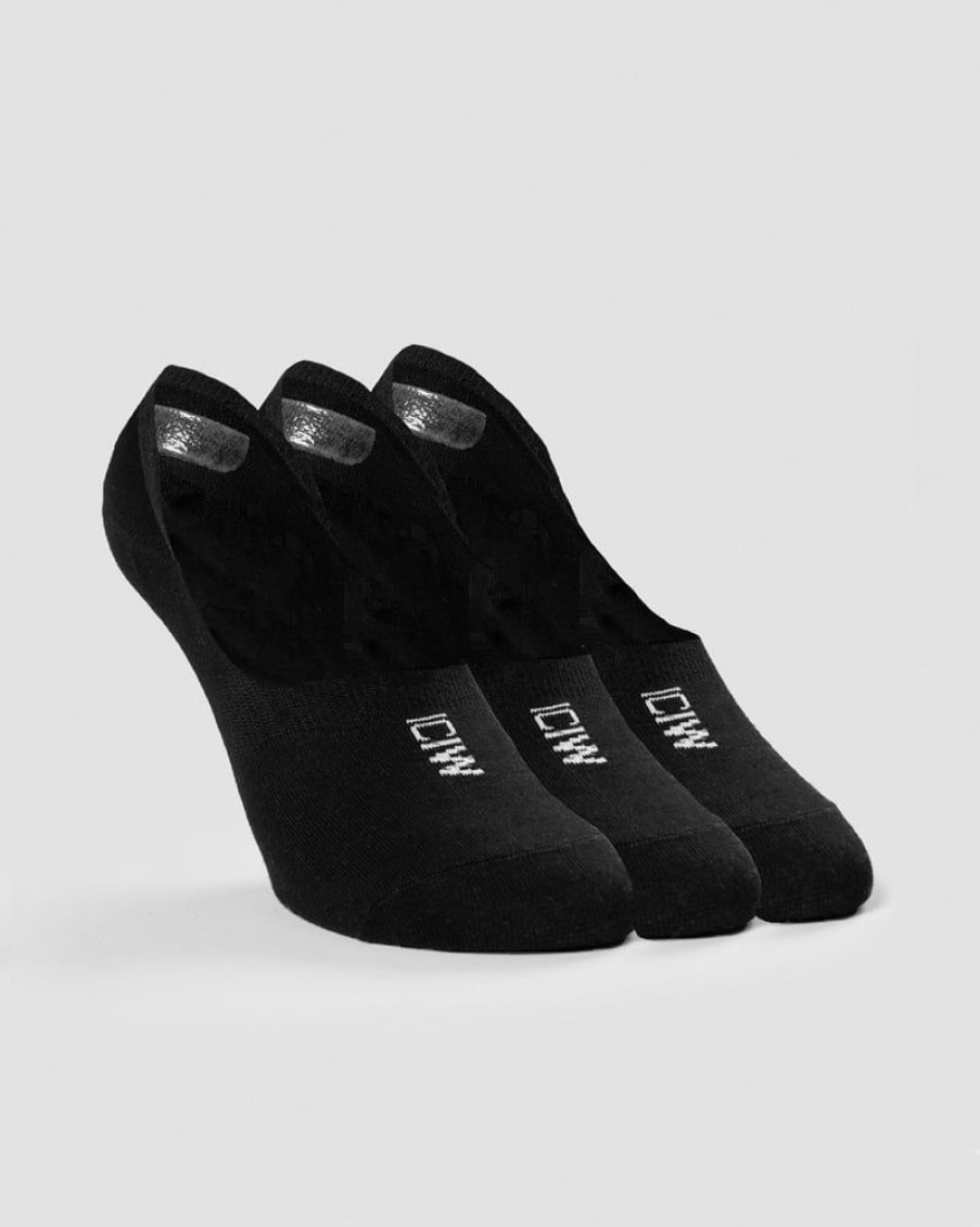 Dame ICIW Sokker | Invisible Socks 3-Pack Black