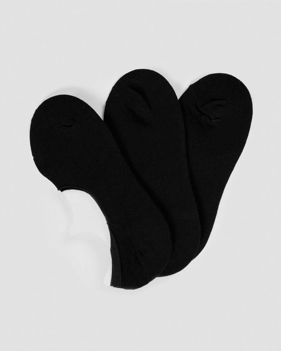 Dame ICIW Sokker | Invisible Socks 3-Pack Black