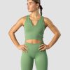 Dame ICIW Seamless | Ribbed Define Seamless Tank Top Light Green