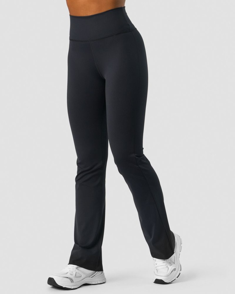 Dame ICIW Tights & Leggings | Nimble Flared Tights Black